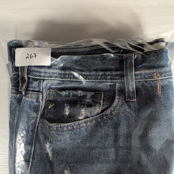 Kancan Women’s Ultra High Rise Straight Leg Jeans Light Wash Waist 32 - Picture 14 of 14